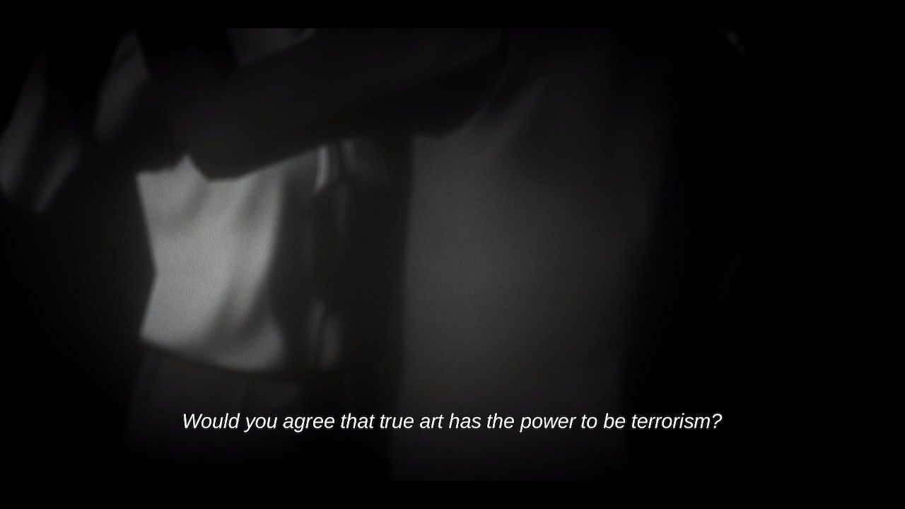 Would you agree that true art has the power to be terrorism?